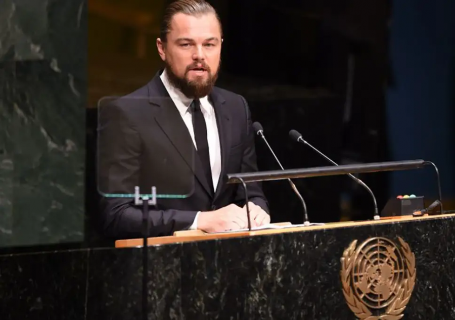 Actor, Leonardo DiCaprios speech for action on global warming