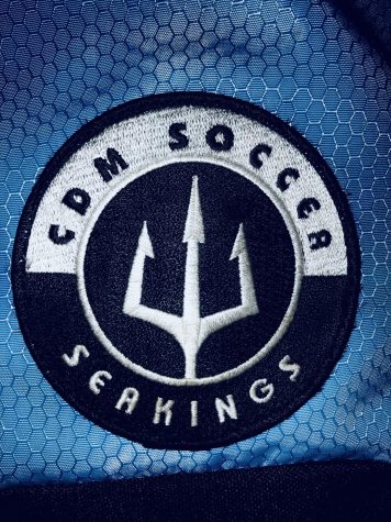 CDM soccer bag logo.