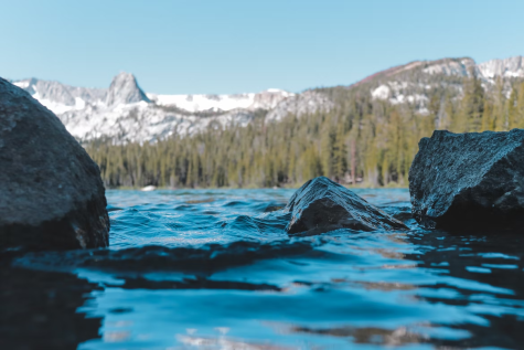 A close-up photo of Mammoth Lakes’ water. Photo courtesy of @perspectivepicture on Unsplash.